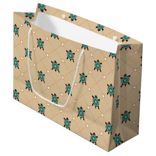 Native Turtle Large Gift Bag
