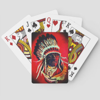 Native Warrior Classic Playing Cards