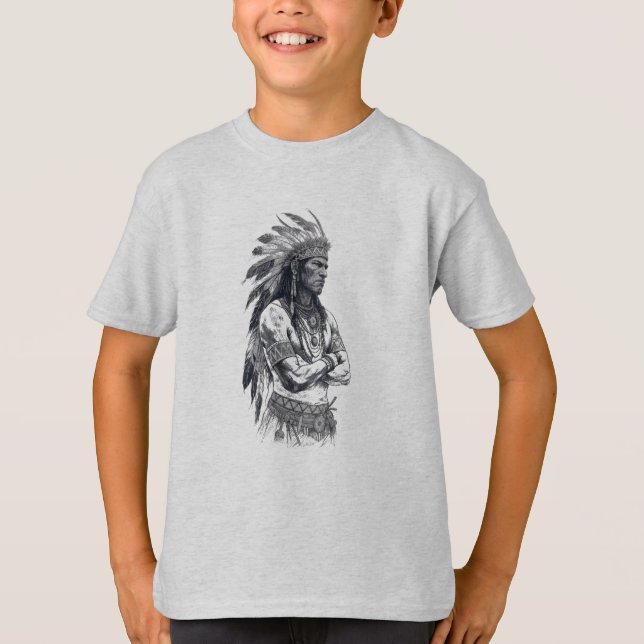 Native Warrior Spirit T-Shirt (Front)