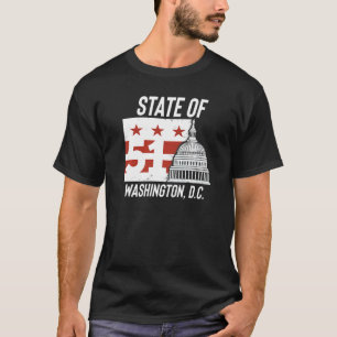 Native Washingtonian State Of Washington D C 1 T-Shirt