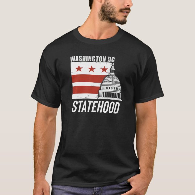 Native Washingtonian State Of Washington D C T-Shirt (Front)