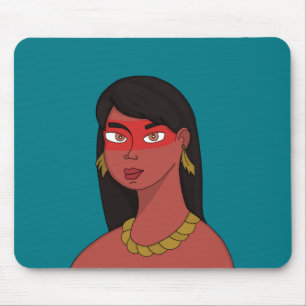 Native Woman Mouse Pad