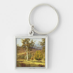 Natives in the Eucalypt Forest on Mills Plains, Pa Keychain
