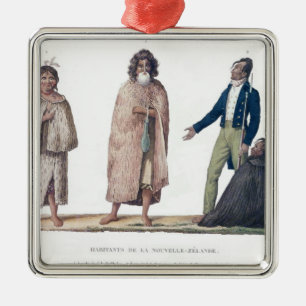 Natives of New Zealand Metal Ornament