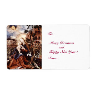 NATIVITÉ AVEC DES LILLES BLANCHES - MAGIE DE NOËL