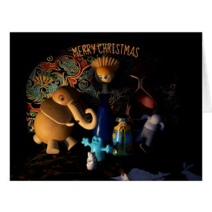 Nativité contemporaine Joyeux Noël Gros voeux