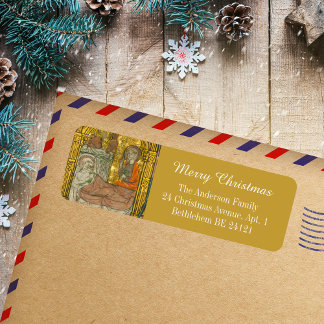 Nativité de Noël Gold Medieval