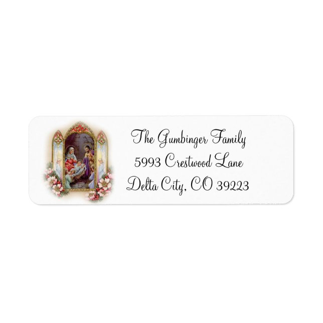 Nativité de Noël Jésus Mary Joseph (Devant)