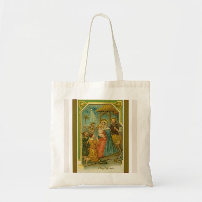 Nativité de Noël Petit Sac fourre-tout (Devant)