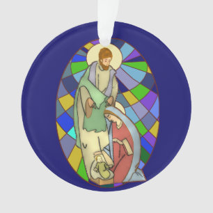 Nativité en verre tendu