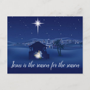 Nativité Jésus est la raison Carte postale