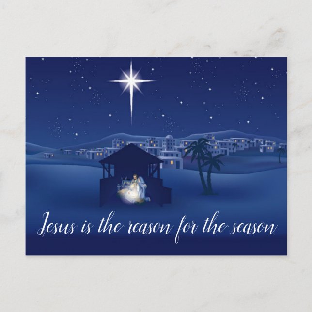 Nativité Jésus est la raison Carte postale (Devant)