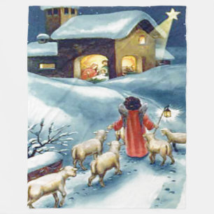 NATIVITY 3 FLEECE BLANKET