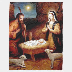 NATIVITY 4 FLEECE BLANKET