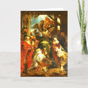 Nativity Adoration of the Magi Christmas Card