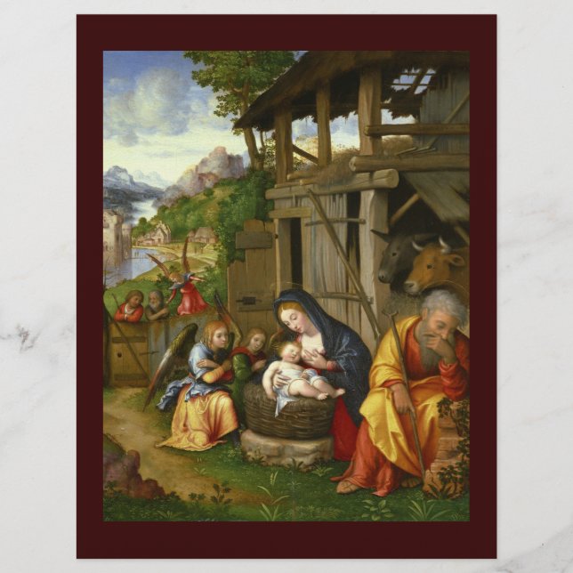 Nativity and Child Angels  c1515 (Front)