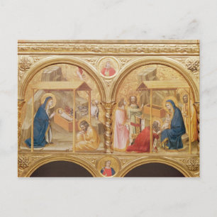 Nativity and the Adoration of the Magi Postcard