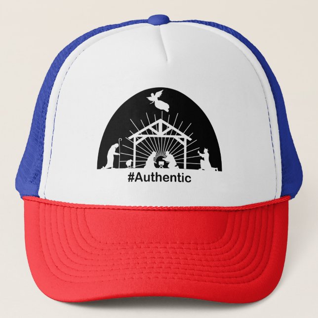 Nativity Authentic Trucker Hat (Front)
