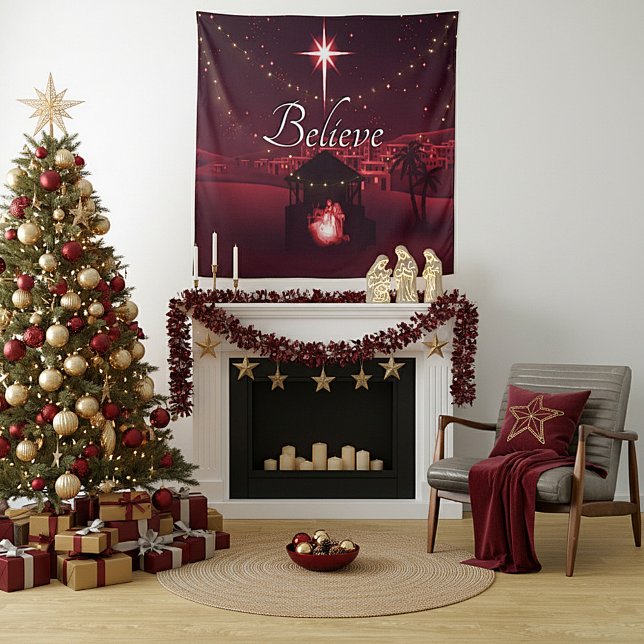 Nativity Believe Tapestry (Creator Uploaded)