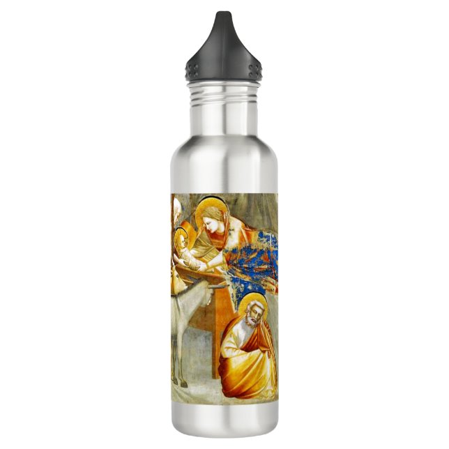 Nativity Birth of Jesus  710 Ml Water Bottle (Left)