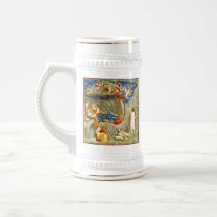 Nativity Birth of Jesus Beer Stein