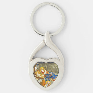 Nativity Birth of Jesus Keychain