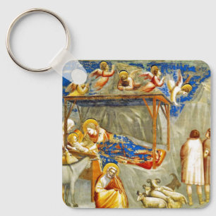 Nativity Birth of Jesus Keychain