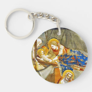 Nativity Birth of Jesus Keychain