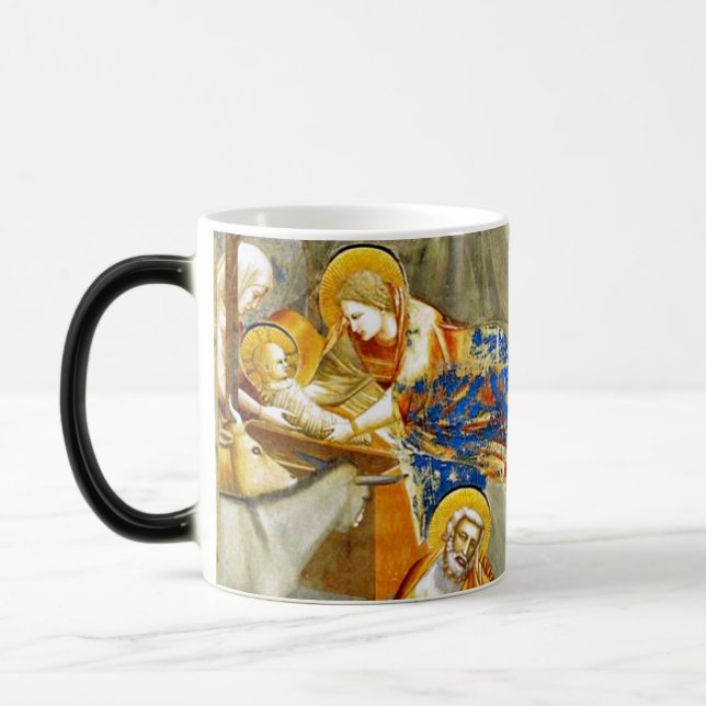 Nativity Birth of Jesus  Magic Mug (Left)