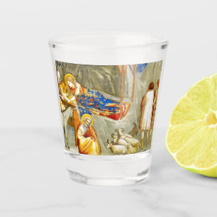 Nativity Birth of Jesus  Shot Glass