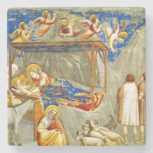 Nativity Birth of Jesus Stone Coaster
