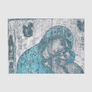 Nativity Blessed Virgin Mary Baby Jesus Tissue Pap Paper