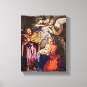 Nativity by Noel Coypel Canvas Print