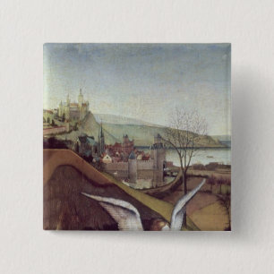 Nativity, c.1425 2 inch square button