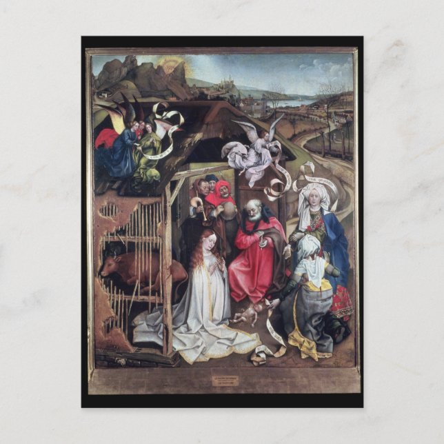 Nativity, c.1425 postcard (Front)