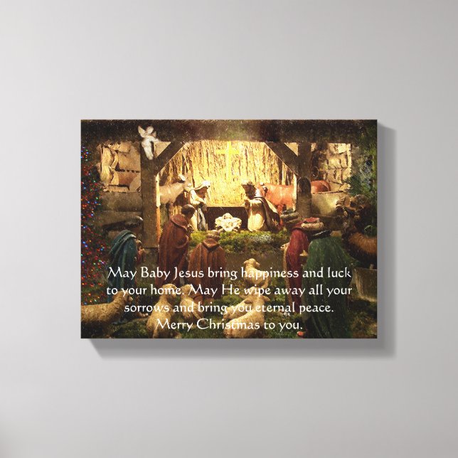 Nativity Canvas Print (Front)