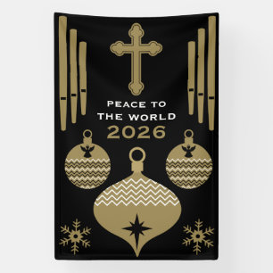 Nativity Christian Christmas Holiday Decor. Banner