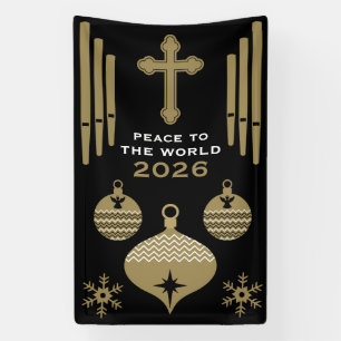Nativity Christian Christmas Holiday Decor. Banner
