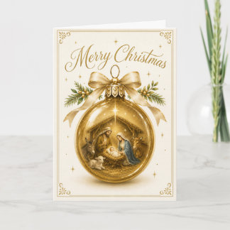 Nativity Christmas Card