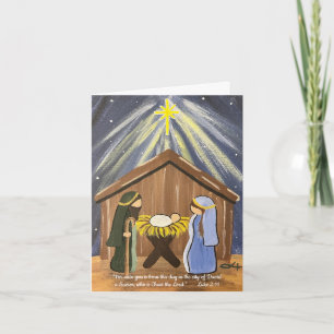 Nativity Christmas Card