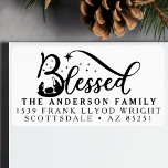 Nativity Christmas Card Customized Return Address Label<br><div class="desc">Introducing our "Nativity Christmas Card Customized Return Address Labels, " designed to perfectly complement your Christmas card mailings with a blend of modern and contemporary aesthetics. These labels feature a timeless black and white colour scheme, ensuring that they match any holiday theme or design you choose. The labels are created...</div>