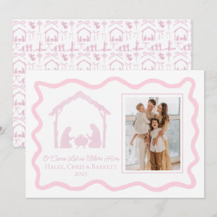 Nativity Christmas Greeting, Holiday Family Photo