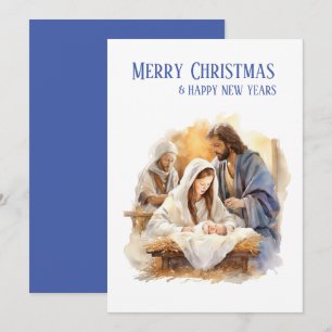 Nativity Christmas   Holiday Card