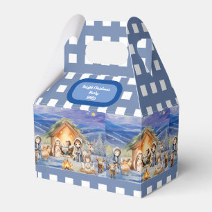 Nativity Christmas Party Favour Box
