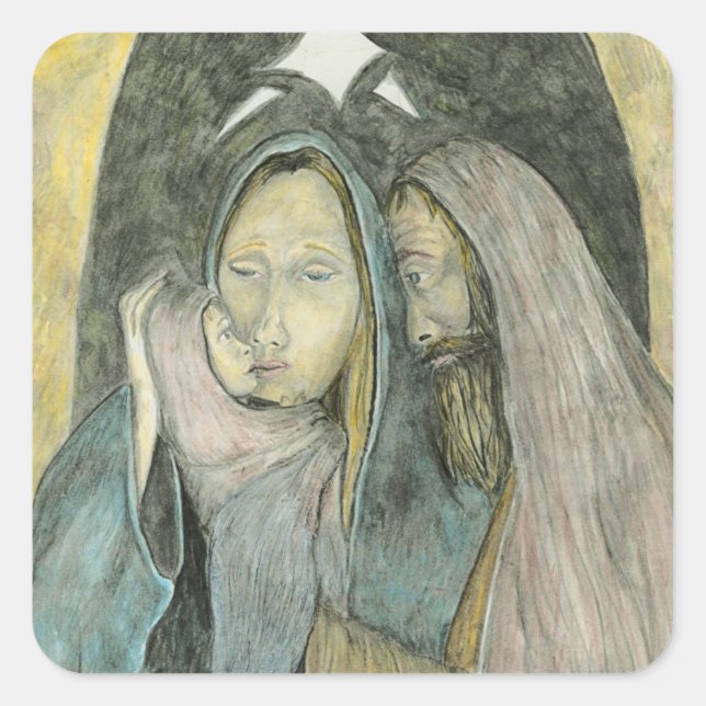 Nativity Christmas Stickers (Front)