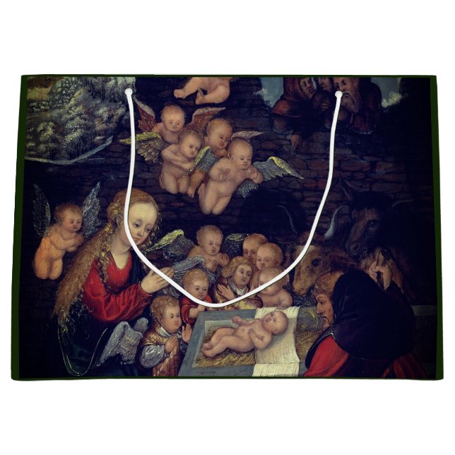 NATIVITY CRANACH RENAISSANCE PAINTER Gift Bag (Front)