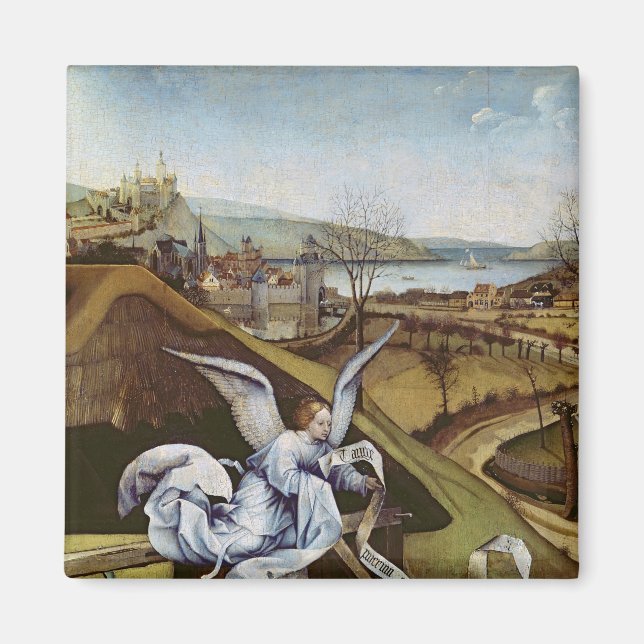 Nativity, detail of the landscape magnet (Front)