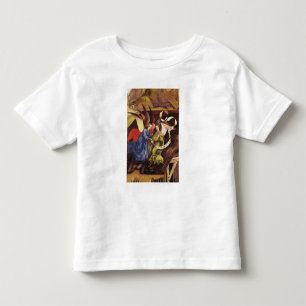 Nativity, detail of three angels, c.1425 toddler t-shirt