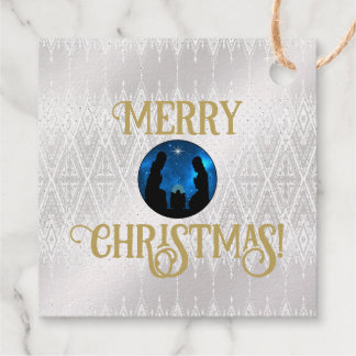 Nativity Favour Tags