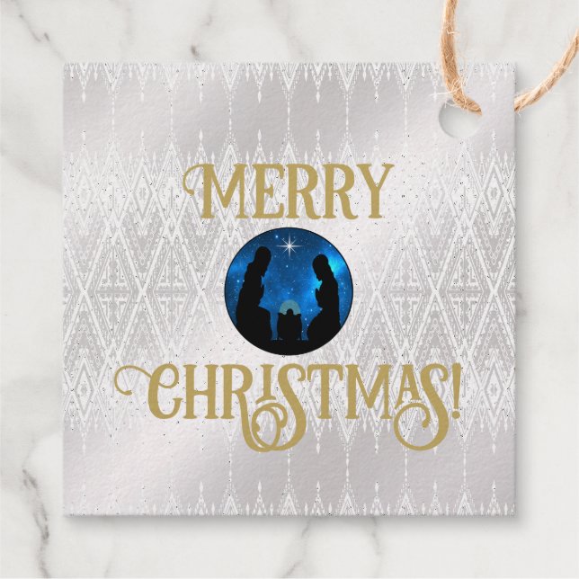 Nativity Favour Tags (Back)